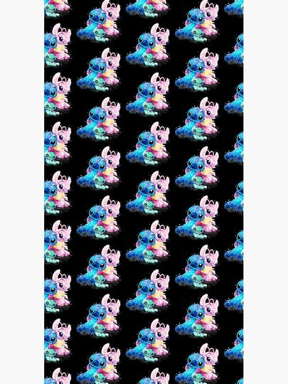 Lilo & Stitch Watercolor Duffle Bag