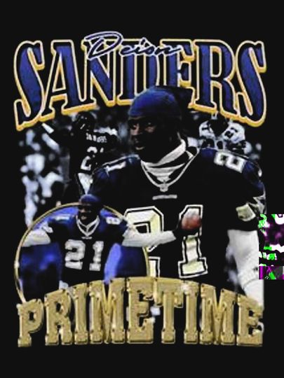 Vintage Deion Sanders Racerback Tank Top