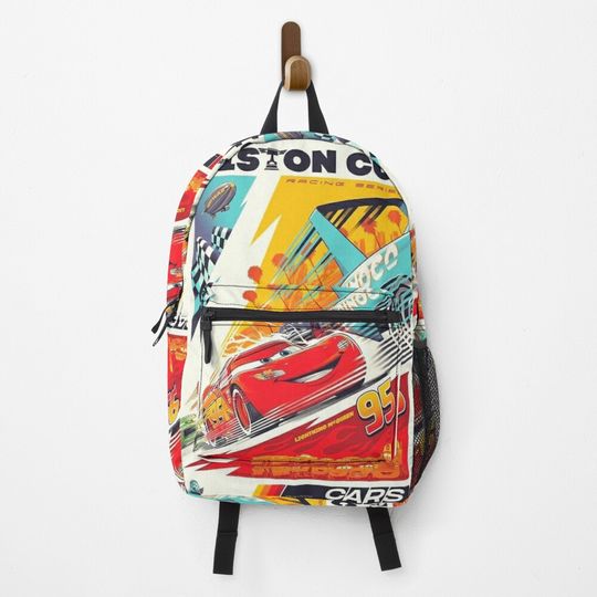 cars mcqueen Poster Backpack