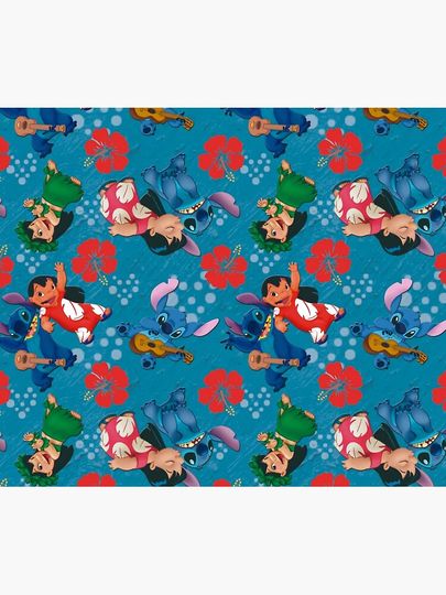 Lilo and Stitch Hawaii Tropical Throw Blanket