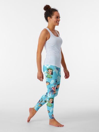 Lilo & Stitch Hula Dance Leggings