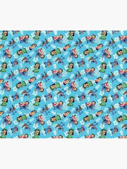 Lilo & Stitch Hula Dance Throw Blanket