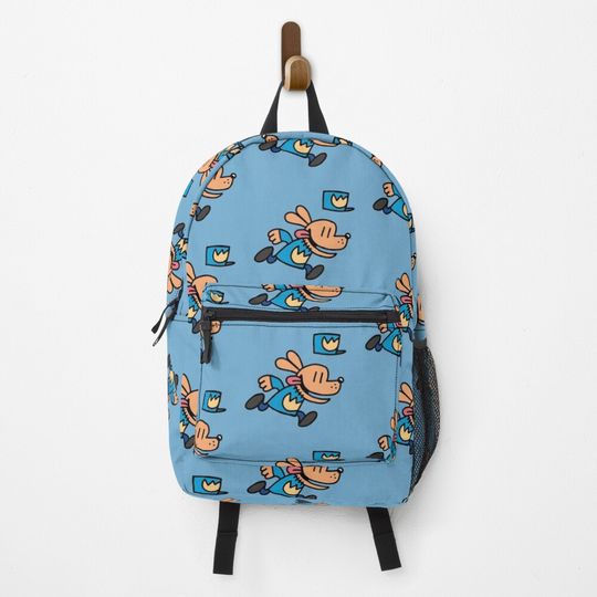 Officer Dog Man Running Fan Art Backpack