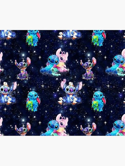 Stitch Throw Blanket Cozy Lightweight Sofa and Bed Accessory