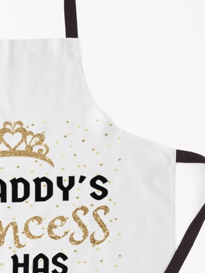 Daddy&x27;s princess baby one-piece Classic . Apron