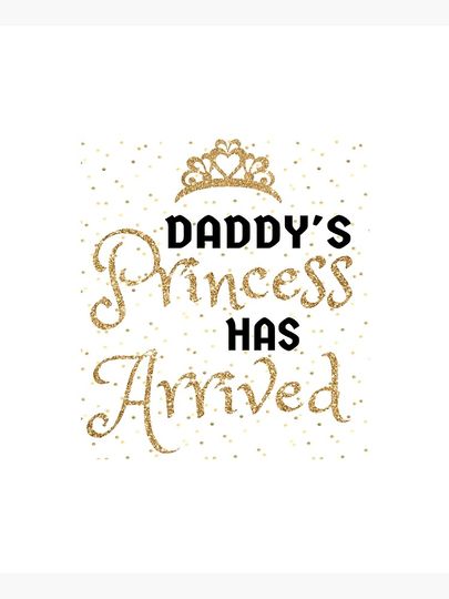 Daddy&x27;s princess baby one-piece Classic . Apron