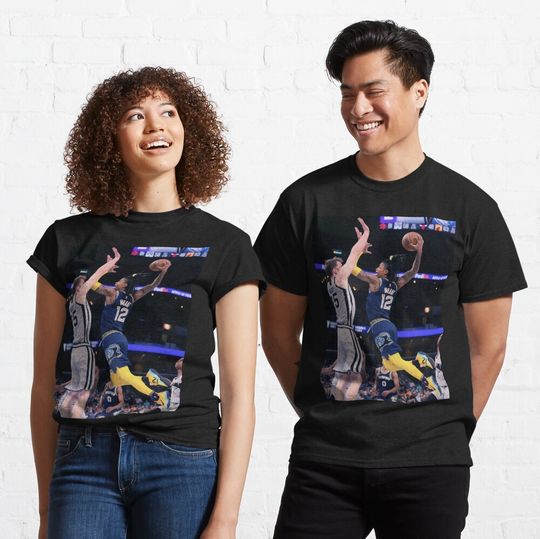 Ja Morant Posterized Dunk on Jakob Poeltl T-Shirt