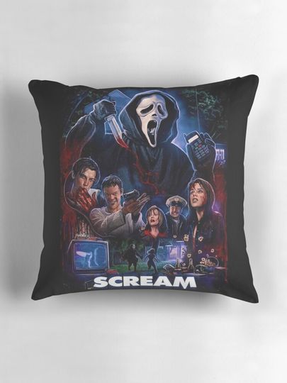 The scream movie poster Pillow