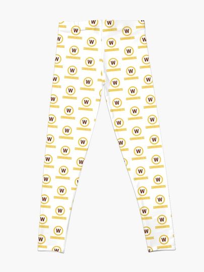 Washington Commanders Football Team Leggings
