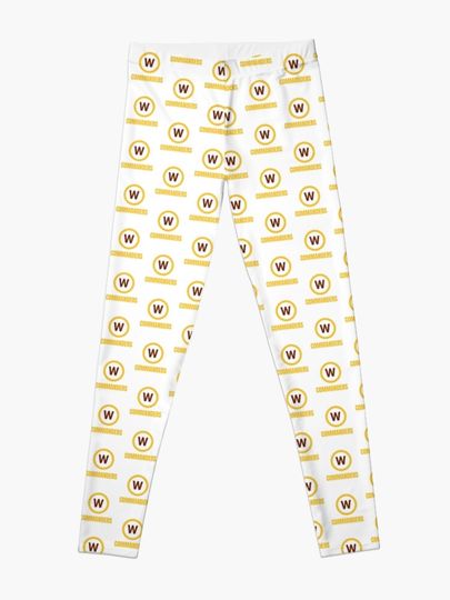 Washington Commanders Football Team Leggings