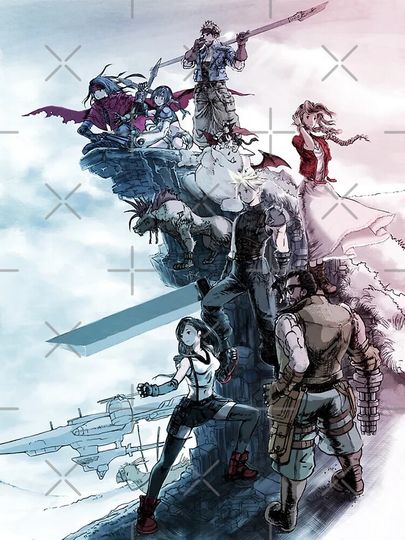 FFVII - Final Fantasy Premium Matte Vertical Poster