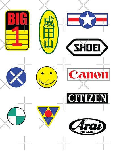 Kaneda's Stickers. AKIRA stickers. Motorcycle sticker of Shotaro Kaneda. Premium Matte Vertical Poster