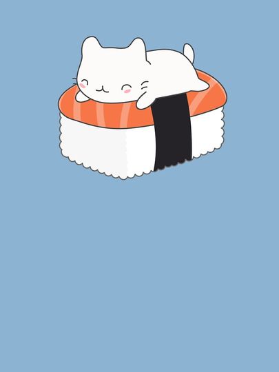Kawaii Sushi Cat  Kids T-Shirt