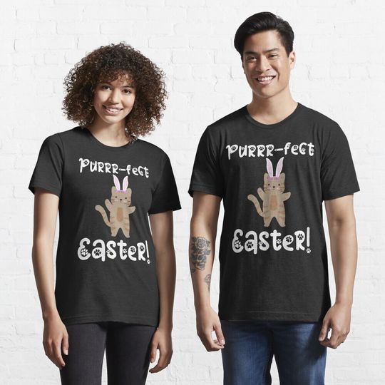 Purrr-fect Easter-Easter. Essential T-Shirt