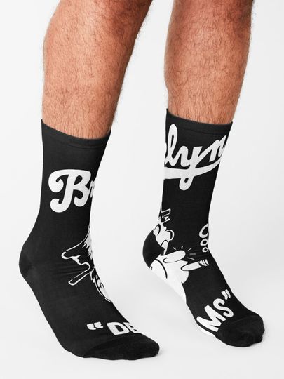 Brooklyn dodgers   defunct logo series (baseball team)  classic t shirt Socks