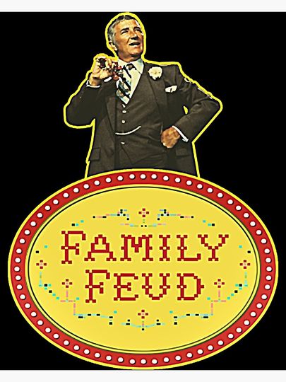 Family Feud Richard Dawson Premium Matte Vertical Poster