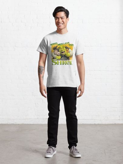 Sexy Shrek  shrek meme face  shrek wazowski      Classic T-Shirt