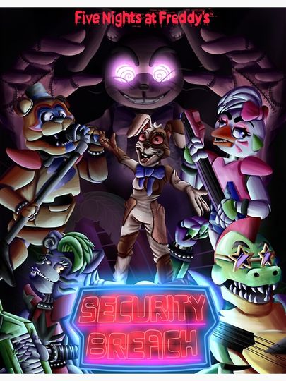 five nights at freddy's security breach Premium Matte Vertical Poster