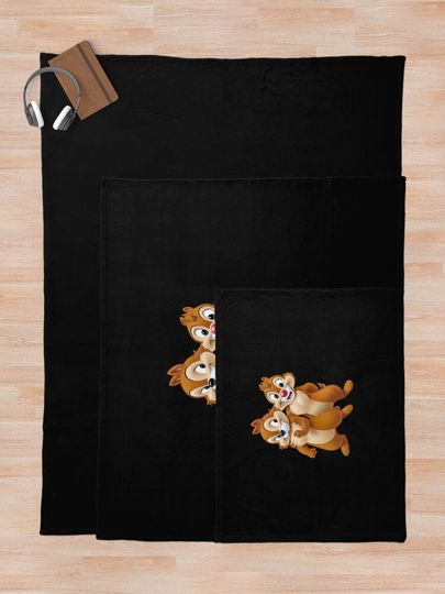 Chip and Dale - funny Chip Throw Blanket