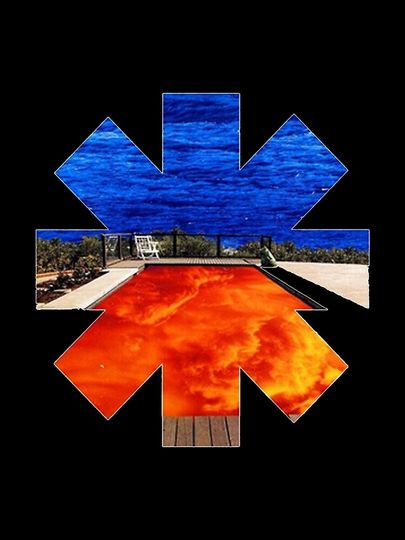 Red hot blue fire Drawstring Bag