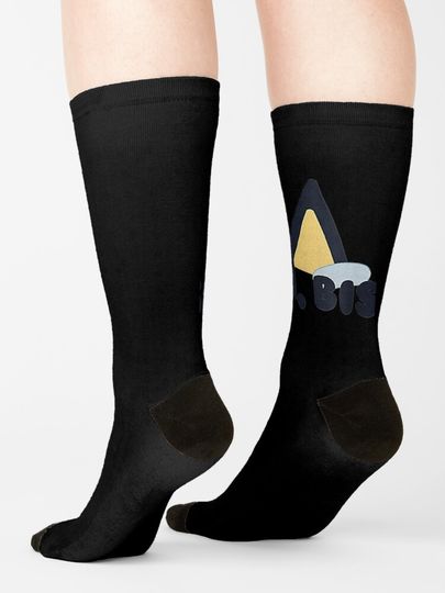 Biscuits Mum Dad Cartoon Painting Socks