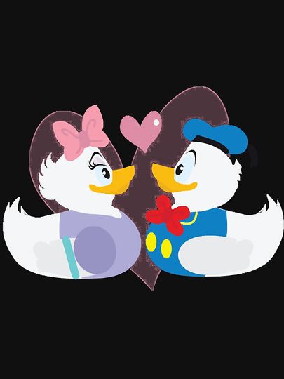 Rubber Ducky Love - Daisy and Donald Classic T-Shirt