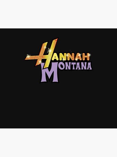 Hannah montana logo classic t shirt Throw Blanket