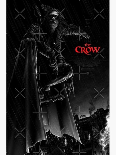 The Crow by Brandon Lee Movie Poster Premium Matte Vertical Poster