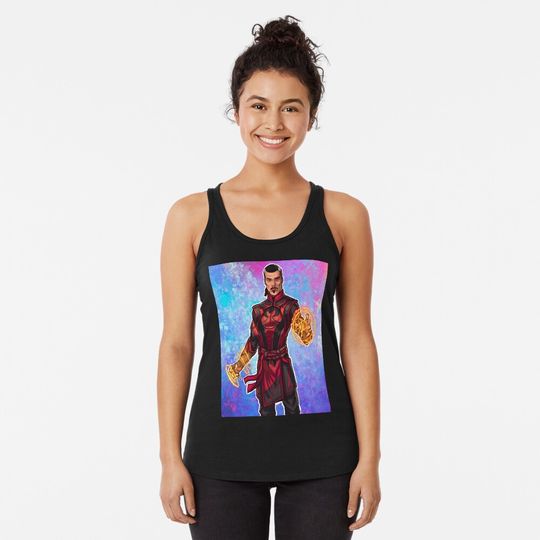 dr strange Racerback Tank Top
