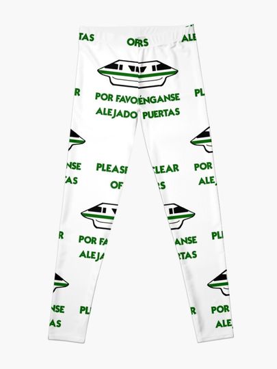 Green Monorail Leggings