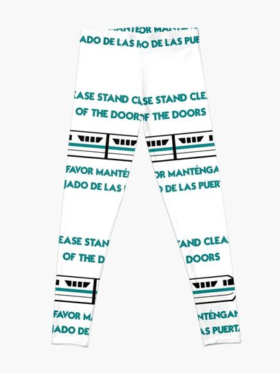 Teal Monorail Leggings