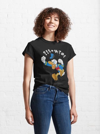 Donald Duck Angry Funny Classic T-Shirt