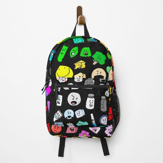 Classic BFDI Inanimate Insanity All Characters Backpack