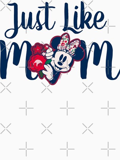 Just Like Mom Cute Happy Mother Day Racerback Tank Top