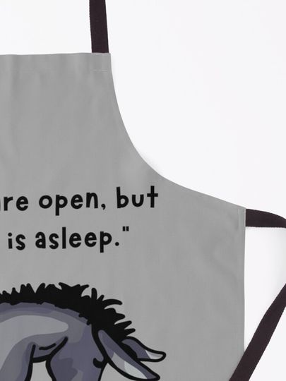 Disney Winnie The Pooh Sad Eeyore Quote Kitchen Apron