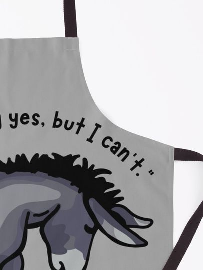 Disney Winnie The Pooh Sad Eeyore Quote Kitchen Apron