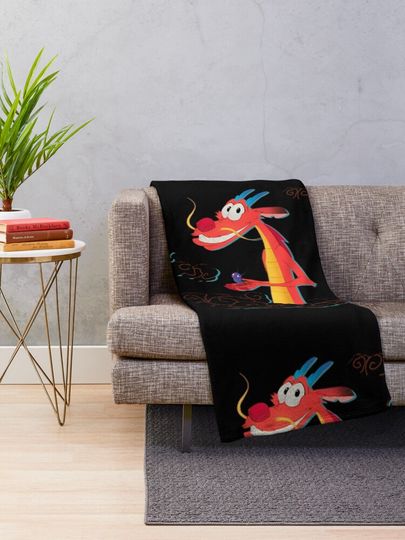Mushu Throw Blanket