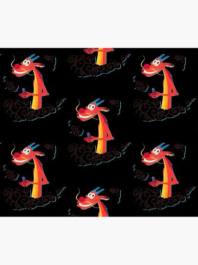 Mushu Throw Blanket