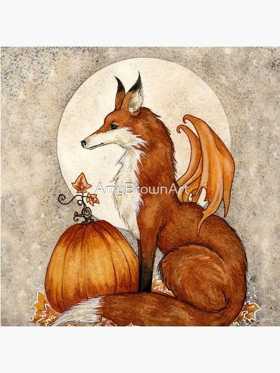 Fox Moon Pillow