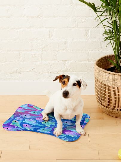 Chimera (ghost sharks) - Pet Bowls Mat