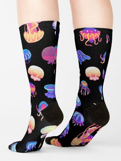 Jellyfish Day Socks