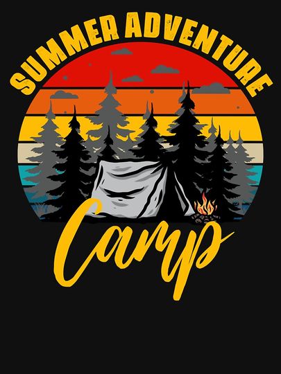 Summer Adventure Awaits Camper Tank Top