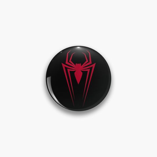Spider Icon Graphic Pin