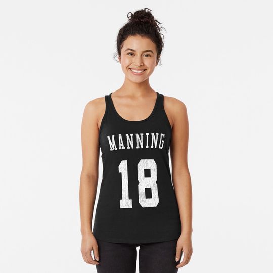 Peyton Manning Racerback Tank Top