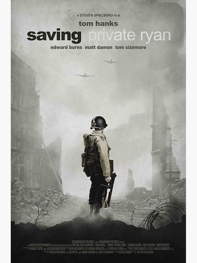Saving Private Ryan (1998) Premium Matte Vertical Poster