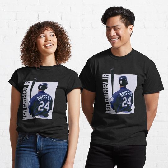 Baseball   Ken Griffey Jr. illutration Classic T-Shirt