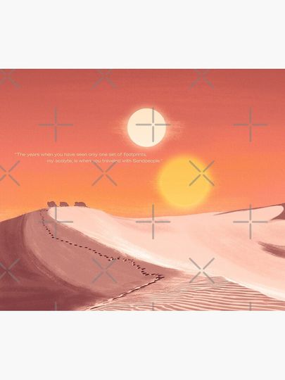 In The Sands Of Tatooine Shower Curtain