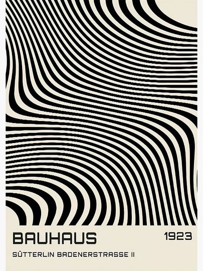Bauhaus 1923 Exhibition Poster Premium Matte Vertical Poster