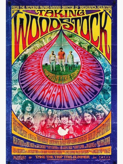 Woodstock Vintage Poster Premium Matte Vertical Poster