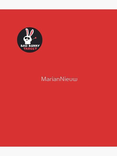 Bad bunny target | Bunny love | Rabbit hole | Arrow Backpack